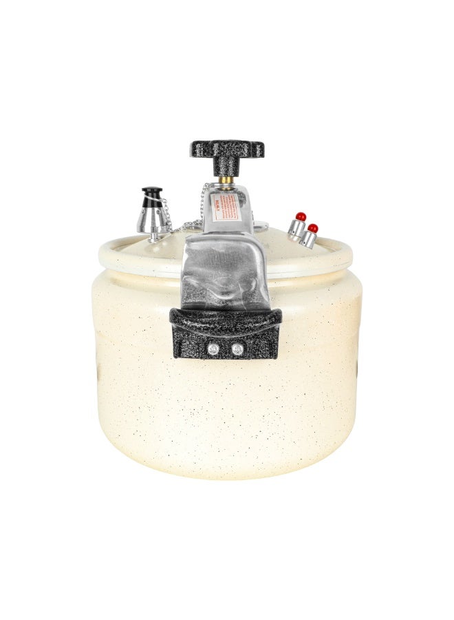 ALGHAFA Pressure Cooker 15 Liter , Ceramic Coated Aluminum  with Pressure Lid and Glass Lid 2x1 , From ALGHAFA - Image 3